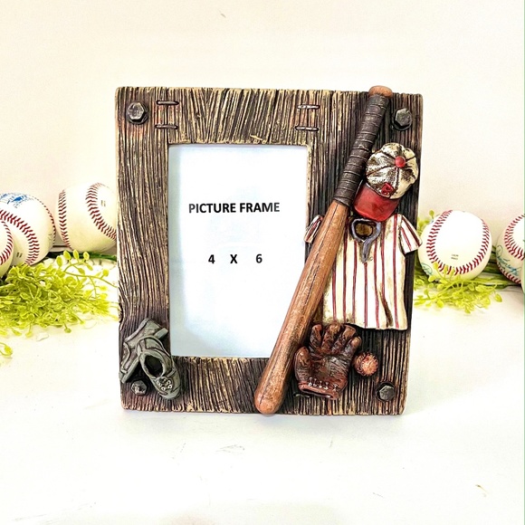 Baseball Picture Frame  NEW ITEM - Picture 2 of 5